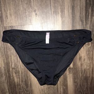 VS swim bottoms. Black with gold rings